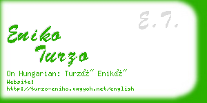 eniko turzo business card